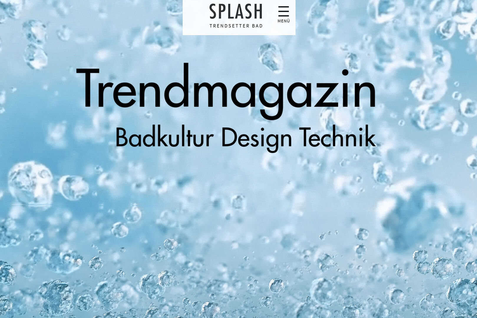 Lust auf frische Badideen? SPLASH zeigt die Trends 2026